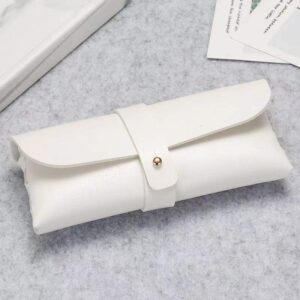 White Latch Leather Box