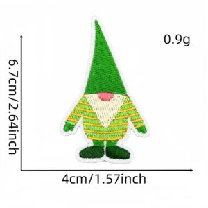 Green cloth stickers 4#