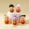 Wholesale Halloween Pumpkin Resin Figurine Set - 10 Styles DIY Desktop Decoration, Trendy Party Favor
