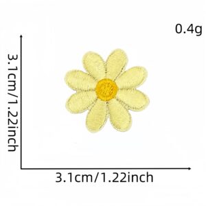 Light yellow small cloth patch 6#