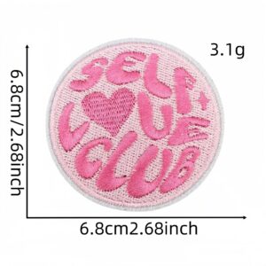 Sunshine quotes cloth sticker 9#