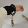 oly-ca4b98854d62f680235943ef1a0799f0 Wholesale Leopard Print Silicone Wrist Keychain Fashion Accessory DIY Beaded Key Ring Gift