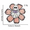 Wholesale Halloween Ghost Pumpkin Iron-On Embroidery Patch, Clothing Decorative Sticker