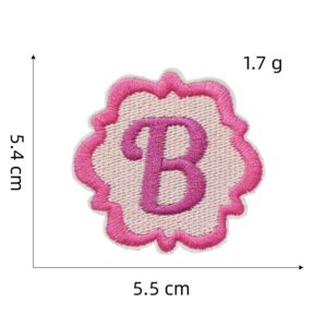 Letter cloth stickers 6#