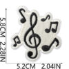 oly-cab813412380d1601655b2f831d69f83 Wholesale Polyester Thread Embroidered Patch Musical Note Decorative Accent for Clothing Repair and DIY