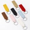 Wholesale European Style PU Leather Keychain Khaki Boutique Resale