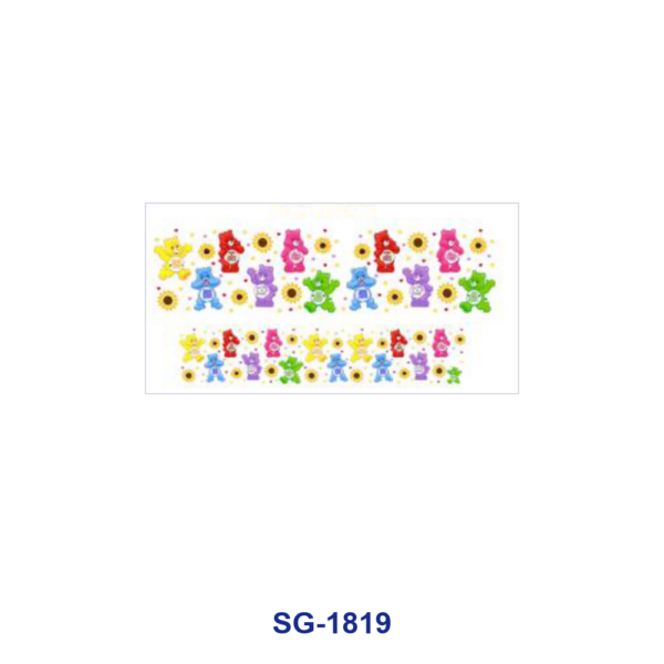 Wholesale 8pcs Cartoon Bear Mermaid Princess Pattern 3oz Cup Stickers Wrap OLY Exclusive