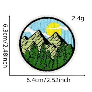 Landscape cloth stickers 17#