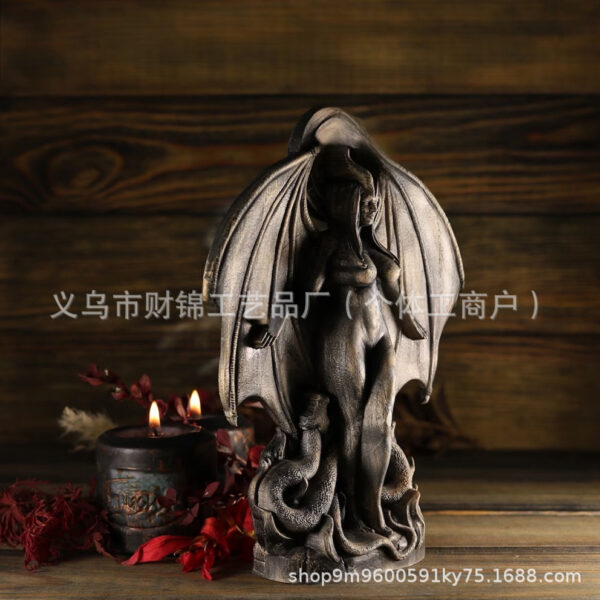 Wholesale Stylish Resin Lilith Inanna Statue Halloween Home Decor Gift