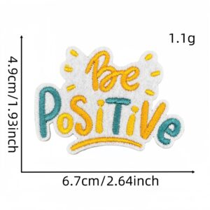 Colorful english cloth stickers 20#