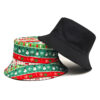 Wholesale Trendy Fisherman Hat with Christmas Snowman Pattern for Everyday Sun Protection