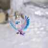 Wholesale Colorful Cute Parrot Bird Acrylic Pendant Necklace Fashion Accessory
