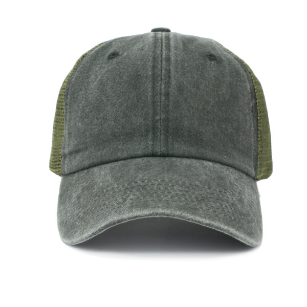 Wholesale Washed Sky Blue Mesh Baseball Cap Fashion Accessory Gift Boutique Resale