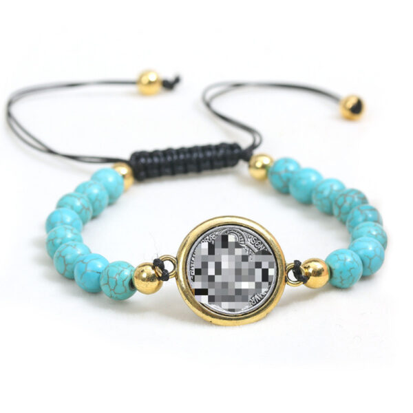 Wholesale Saint Prayer Bead Turquoise Bracelet Unisex Fashion Accessory Gift