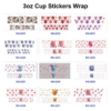 oly-cb6019f49b288d77eccb623faaed7ffb Wholesale 8pcs Mixed Cute Cartoon Monster Heart Print 3oz Cup Stickers Wrap