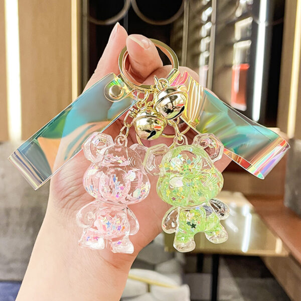oly-cb65e21c8e48343cae0ad5c220304f1b Wholesale Trendy Glow in the Dark Dragon Bear Acrylic Keychain Car Hanging Accessory for Boutique Resale