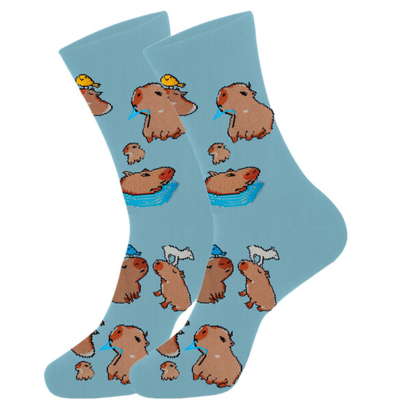 Wholesale Capybara Jacquard Socks Fashion Casual Unisex