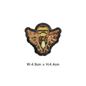 Brown sequined wings