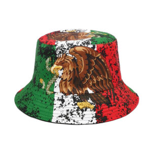Wholesale Retro Double Sided Eagle Print Fisherman Hat Sun Hat Unisex Fashion Accessory