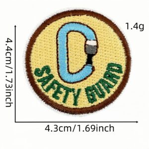Cartoon round cloth sticker 8#