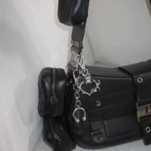 Wholesale Niche Design Horseshoe Keychain Alloy Couple Gift Bag Charm
