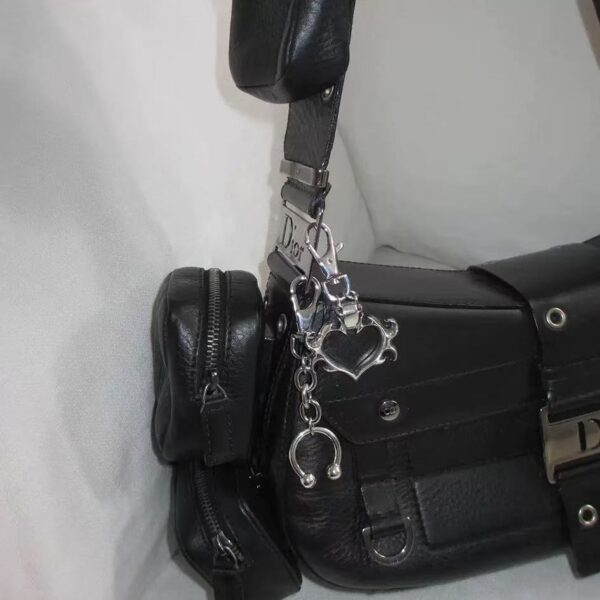 Wholesale Silver Alloy Horseshoe Clip Keychain Trendy Couple Gift Bag Charm