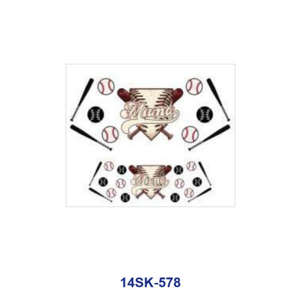 oly-cbc816d423d117aee6afc940e7208a96 Wholesale 2/4/8pcs Mother's Day Sports Print Mini Cup Keychain Sticker