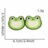 Wholesale Funny Glasses Embroidered Patch Cartoon Watermelon Frog Iron on Sticker for Party Decor Resale