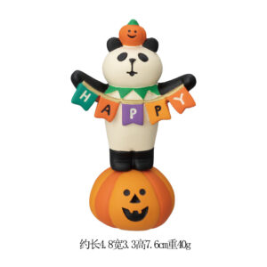 Pull flag pumpkin panda