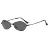 Wholesale Metal Square Frame Retro Punk Sunglasses UV400 for Outdoor Sun Protection