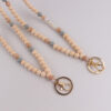 Wholesale Beaded Silicone Lanyard Necklace Silver Ball Chain Fashion Accessory