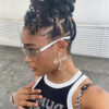 Wholesale Rhinestone Y2K Square Frameless Sunglasses UV400 Everyday Casual