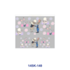 oly-cc44996512c6dcf86e24c9488afabca9 Wholesale 2/4/8pcs Cute Character Pattern Mini Cup Keychain Sticker OLY Exclusive