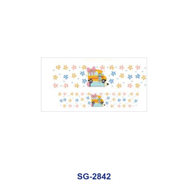 Wholesale 8pcs Teacher School Stationery Mixed Print 3oz Cup Stickers Wrap OLY Exclusive