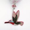 Wholesale Rhinestone Hummingbird Tassel Keychain Fashion Accessory Boutique Resale