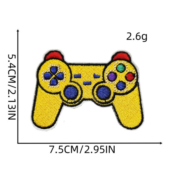 oly-cc6b092051d139b2c07a180701d24249 Wholesale Cartoon Game Console Embroidery Patches Chic Ice Cream Applique for Kids Fashion Accessories
