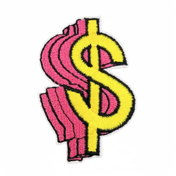 Wholesale 20-Piece Money Embroidery Patches - Decorative Accent for Bags, Clothing, DIY Crafts