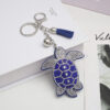 Wholesale Turtle Rhinestone Tassel Keychain Zinc Alloy Fashion Bag Charm Decorative Gift