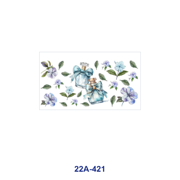 oly-ccb64dee27e31f6d6a97ba6213bb62c1 Wholesale 5pcs Watercolor Aesthetic Perfume Bottle Floral Mixed Decor Prints 16oz Cup UV DTF Wraps
