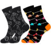 Wholesale Chic Geometric Pattern Mid-Calf Socks Cotton Unisex for Game Lovers Everyday Wear