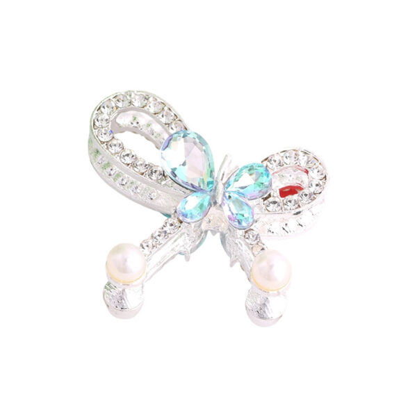 oly-ccccb0195dc5edc654fc68f9bf438805 Wholesale Casual Rhinestone Bow Beads Alloy DIY Bag Charm Keychain Accessory