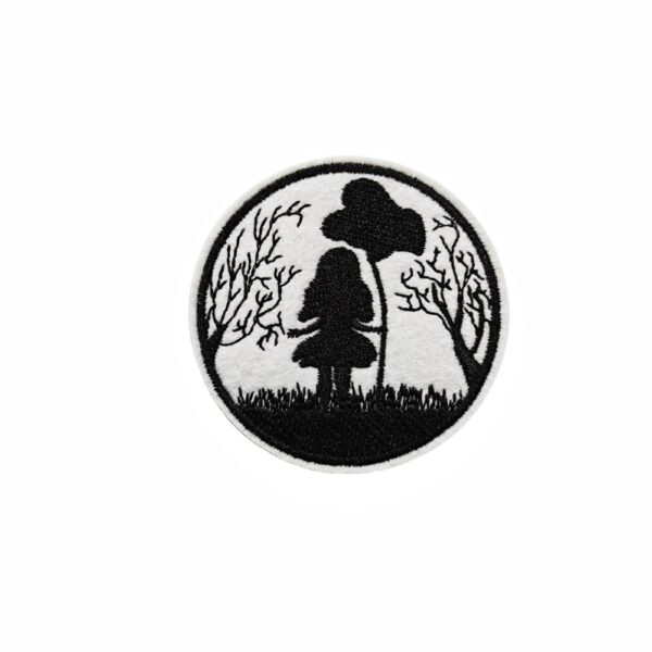 oly-cccd29e1619e12b7dd1ea9f4f7290718 Wholesale Black and White Cartoon Embroidered Fabric Patches for Everyday Decorative Use