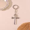 oly-ccd2f509dc9e70ddb84e35126349fad8 Wholesale Silver Cross Keychain Pendant Ancient Egyptian Style Car Key Accessory Bag Charm