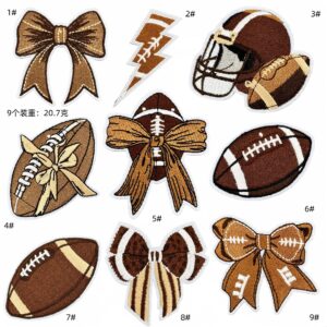Rugby cloth patch set 9 pieces