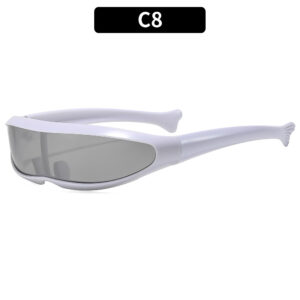 C8-white frame white mercury
