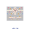 Wholesale 2/4/8pcs Multi Color Stripe Glitter Bow Ribbon Print Mini Cup Keychain Sticker