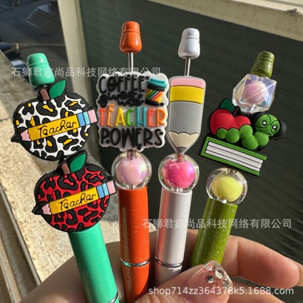 oly-cce36f553c252cef56faf2aa5a99e1a6 Wholesale Double Sided PVC Beads Decorative Pen Accents for Back to School Teacher Gift Resale