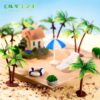 Wholesale Beach Themed Artificial Double Coconut Tree Decoration PVC for Home Decor or Party