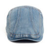 Wholesale Vintage Beret Caps for Women Men Washed Denim Cotton Sun Protection Hat