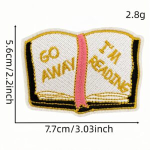 Cartoon book cloth sticker 1 #